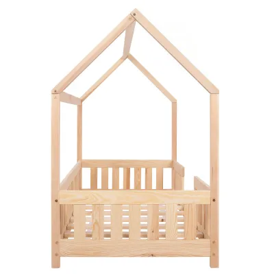 Detská posteľ domček so zábranou DECHLAND KLÁRKA