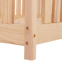 Detská posteľ domček so zábranou DECHLAND KLÁRKA