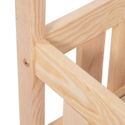 Detská posteľ domček so zábranou DECHLAND KLÁRKA