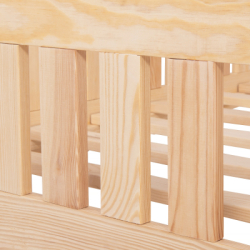 Detská posteľ domček so zábranou DECHLAND KLÁRKA