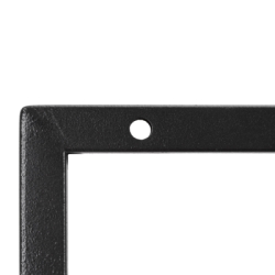 Nástenná polica sada 3 ks SPRINGOS HF0055 čierna