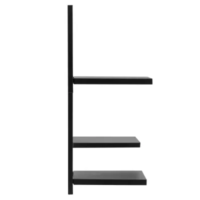 Nástenná polica sada 3 ks SPRINGOS HF0055 čierna