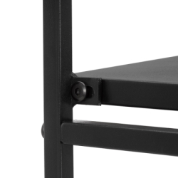 Nástenná polica sada 3 ks SPRINGOS HF0055 čierna