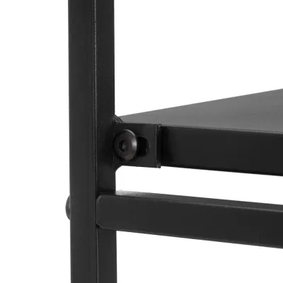 Nástenná polica sada 3 ks SPRINGOS HF0055 čierna