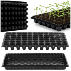 Sadbovač na sadenice 66 ks 52,5x31,5 cm SPRINGOS GA0221 čierny