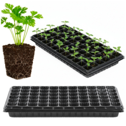 Sadbovač na sadenice 66 ks 52,5x31,5 cm SPRINGOS GA0221 čierny