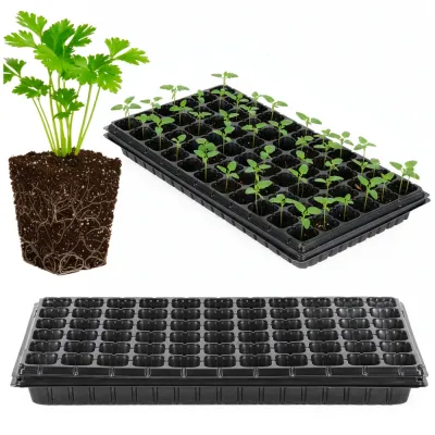 Sadbovač na sadenice 66 ks 52,5x31,5 cm SPRINGOS GA0221 čierny