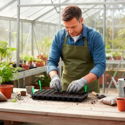 Sadbovač na sadenice 66 ks 52,5x31,5 cm SPRINGOS GA0221 čierny