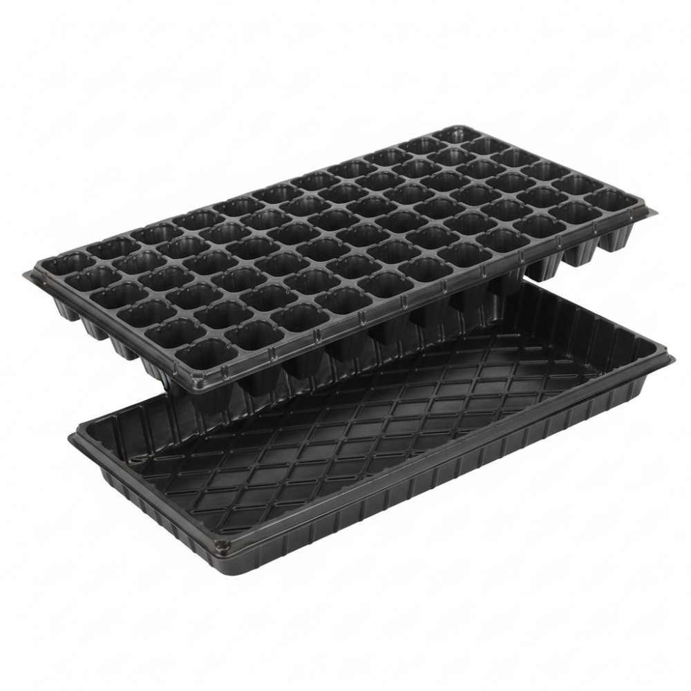 Sadbovač na sadenice 66 ks 52,5x31,5 cm SPRINGOS GA0221 čierny