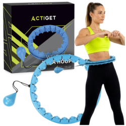 Hula Hopp so závažím ACTIGET ACT0138 modrá