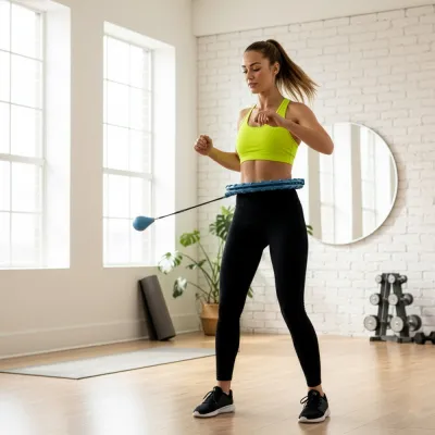 Hula Hopp so závažím ACTIGET ACT0138 modrá