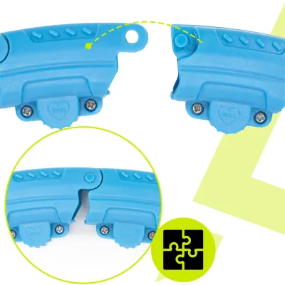 Hula Hopp so závažím ACTIGET ACT0138 modrá