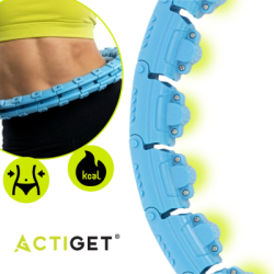 Hula Hopp so závažím ACTIGET ACT0138 modrá