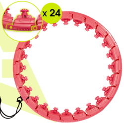 Hula Hopp so závažím ACTIGET ACT0139 červená
