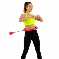 Hula Hopp so závažím ACTIGET ACT0139 červená