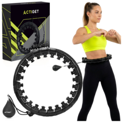 Hula Hopp so závažím ACTIGET ACT0136 čierna