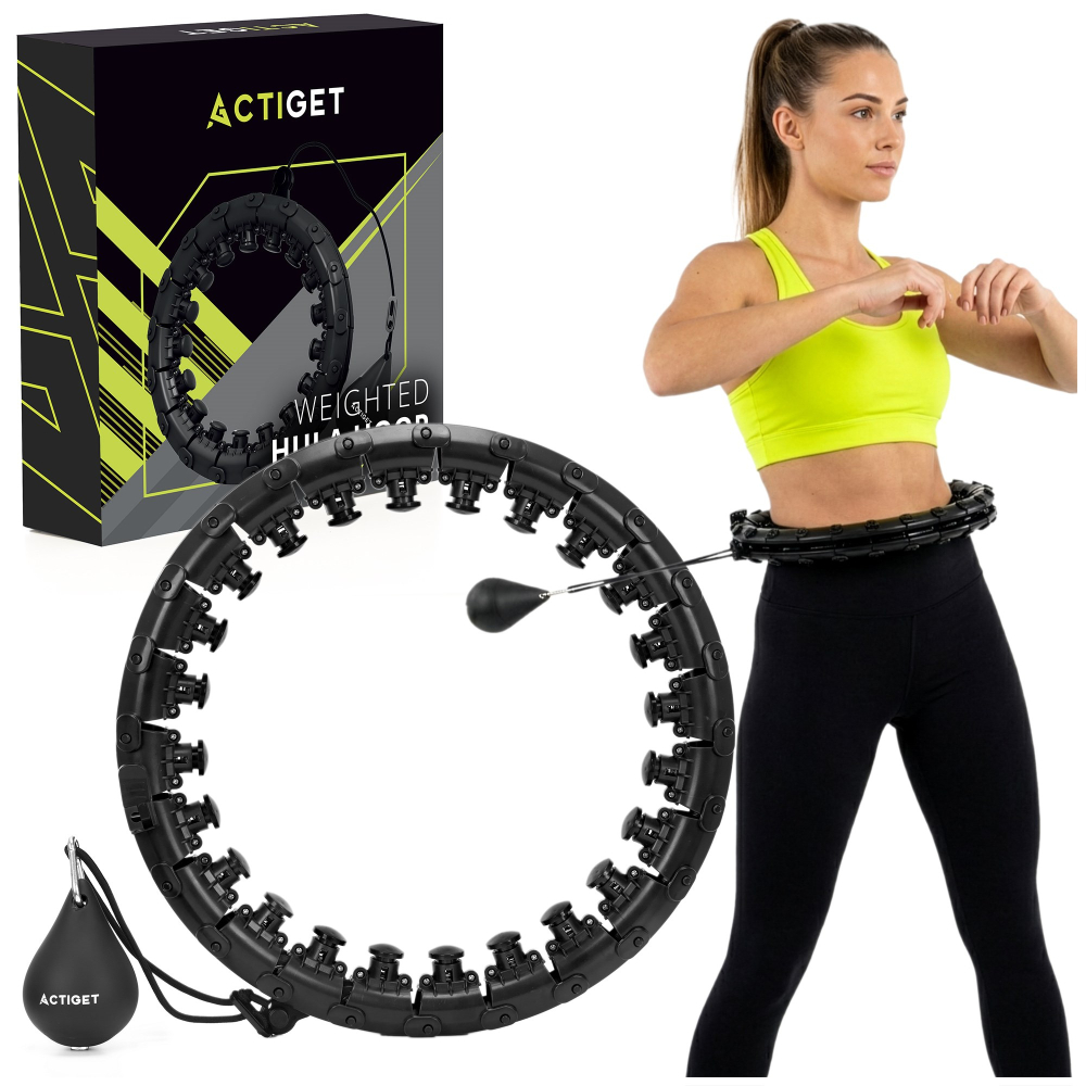Hula Hopp so závažím ACTIGET ACT0136 čierna