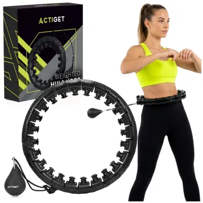 Hula Hopp so závažím ACTIGET ACT0136 čierna
