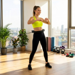 Hula Hopp so závažím ACTIGET ACT0136 čierna