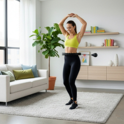 Hula Hopp so závažím ACTIGET ACT0136 čierna