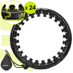 Hula Hopp so závažím ACTIGET ACT0136 čierna