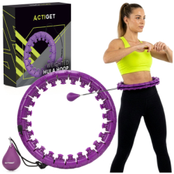 Hula Hopp so závažím ACTIGET ACT0137 fialová
