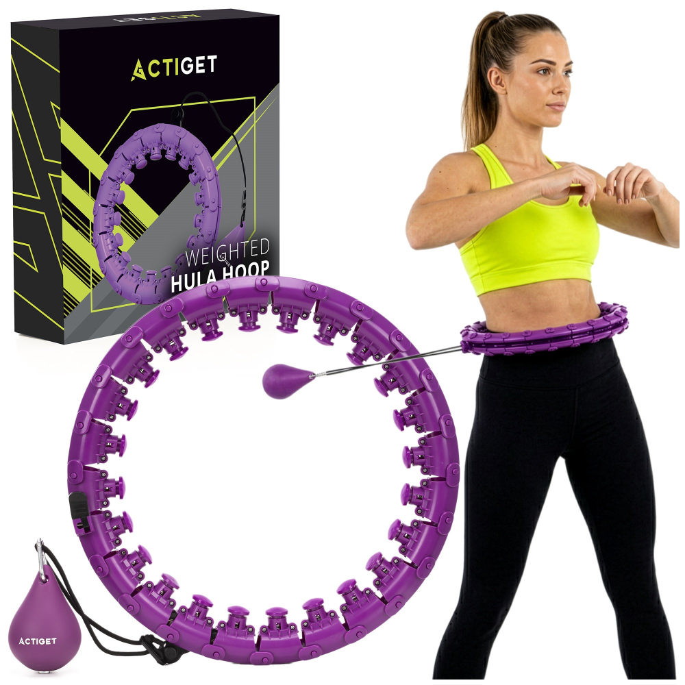 Hula Hopp so závažím ACTIGET ACT0137 fialová