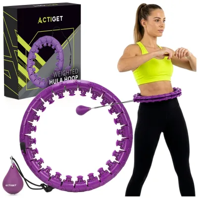 Hula Hopp so závažím ACTIGET ACT0137 fialová