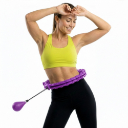 Hula Hopp so závažím ACTIGET ACT0137 fialová