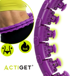 Hula Hopp so závažím ACTIGET ACT0137 fialová