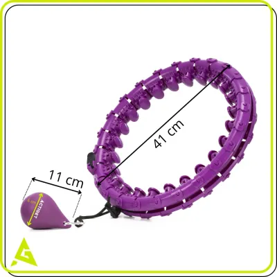 Hula Hopp so závažím ACTIGET ACT0137 fialová