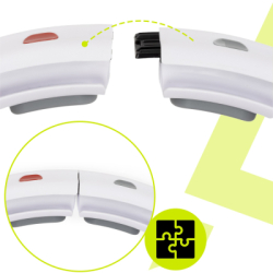 Hula Hopp so závažím a počítadlom ACTIGET ACT0140 biela