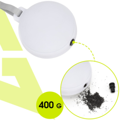 Hula Hopp so závažím a počítadlom ACTIGET ACT0140 biela