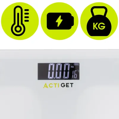 Elektronická osobná váha ACTIGET ACT0177 biela