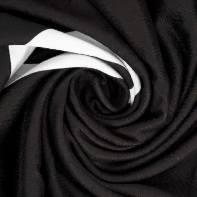 Poťah na stoličku elastický, čierno-biely SPRINGOS SPANDEX HA0216