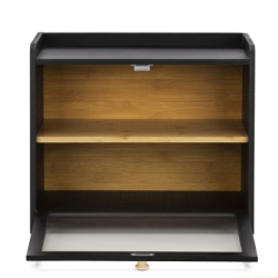 Drevený chlebník SPRINGOS KI0160 čierny