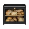 Drevený chlebník SPRINGOS KI0160 čierny