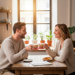 Sklenený hrnček na kávu 180 ML SPRINGOS HA7573