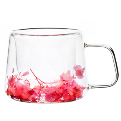 Sklenený hrnček na kávu 180 ML SPRINGOS HA7573