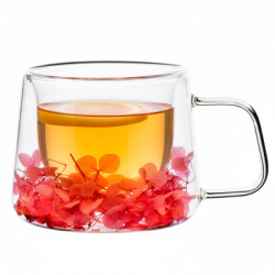 Sklenený hrnček na kávu 180 ML SPRINGOS HA7573