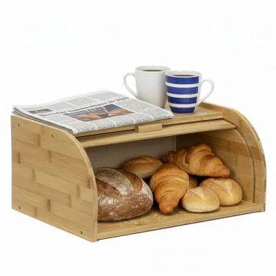 Drevený chlebník SPRINGOS KI0163 prírodný