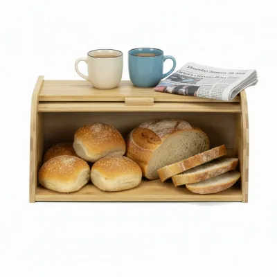 Drevený chlebník SPRINGOS KI0163 prírodný