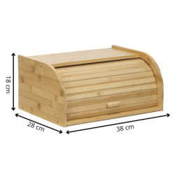 Drevený chlebník SPRINGOS KI0163 prírodný