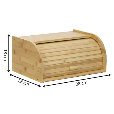 Drevený chlebník SPRINGOS KI0163 prírodný