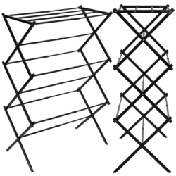 Vertikálny teleskopický sušiak na bielizeň SPRINGOS HA0210 čierny