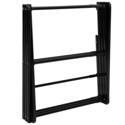 Vertikálny teleskopický sušiak na bielizeň SPRINGOS HA0210 čierny