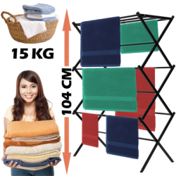 Vertikálny teleskopický sušiak na bielizeň SPRINGOS HA0210 čierny