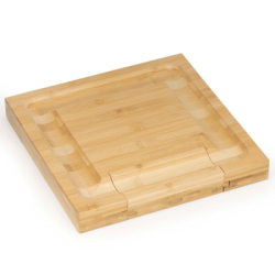 Servírovacia doska 33x33 cm SPRINGOS KI0168 prírodná