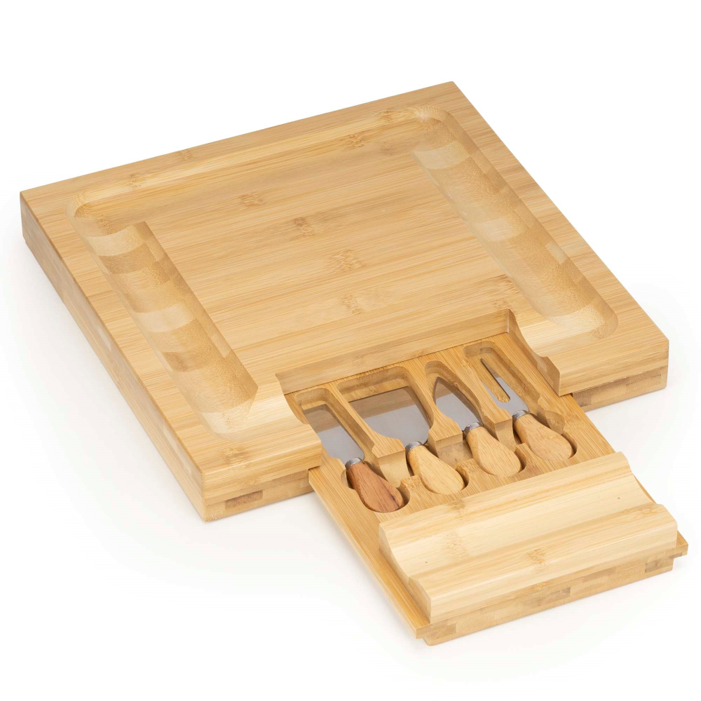 Servírovacia doska 33x33 cm SPRINGOS KI0168 prírodná