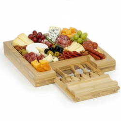 Servírovacia doska 33x33 cm SPRINGOS KI0168 prírodná